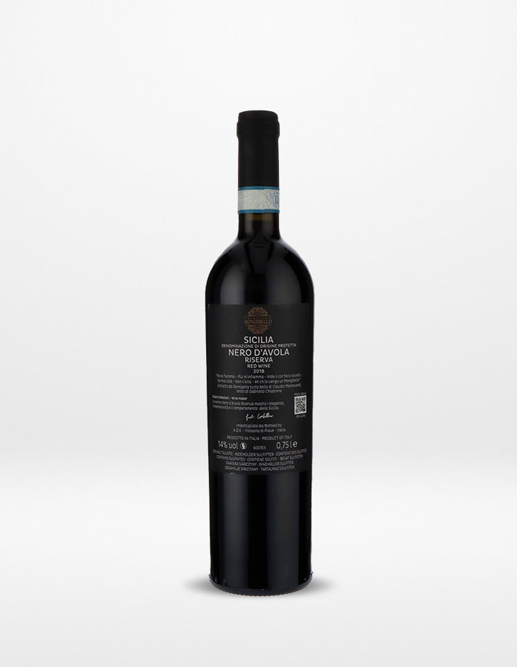 MONG_RISERVA_2018 Principe di Mongibello Nero d'Avola Riserva 2019