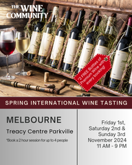 WINE TASTING at Melbourne- Sunday 3rd of November 2024